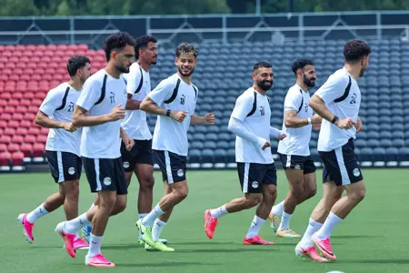 بالصور.. مران منتخب مصر في أتلانتا استعداداً لمباراة الأرجنتين 