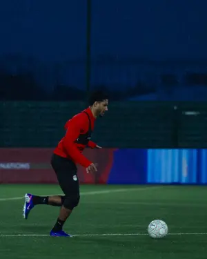 منتخب مصر يخوض آخر  تدريباته قبل مواجهة السنغال
