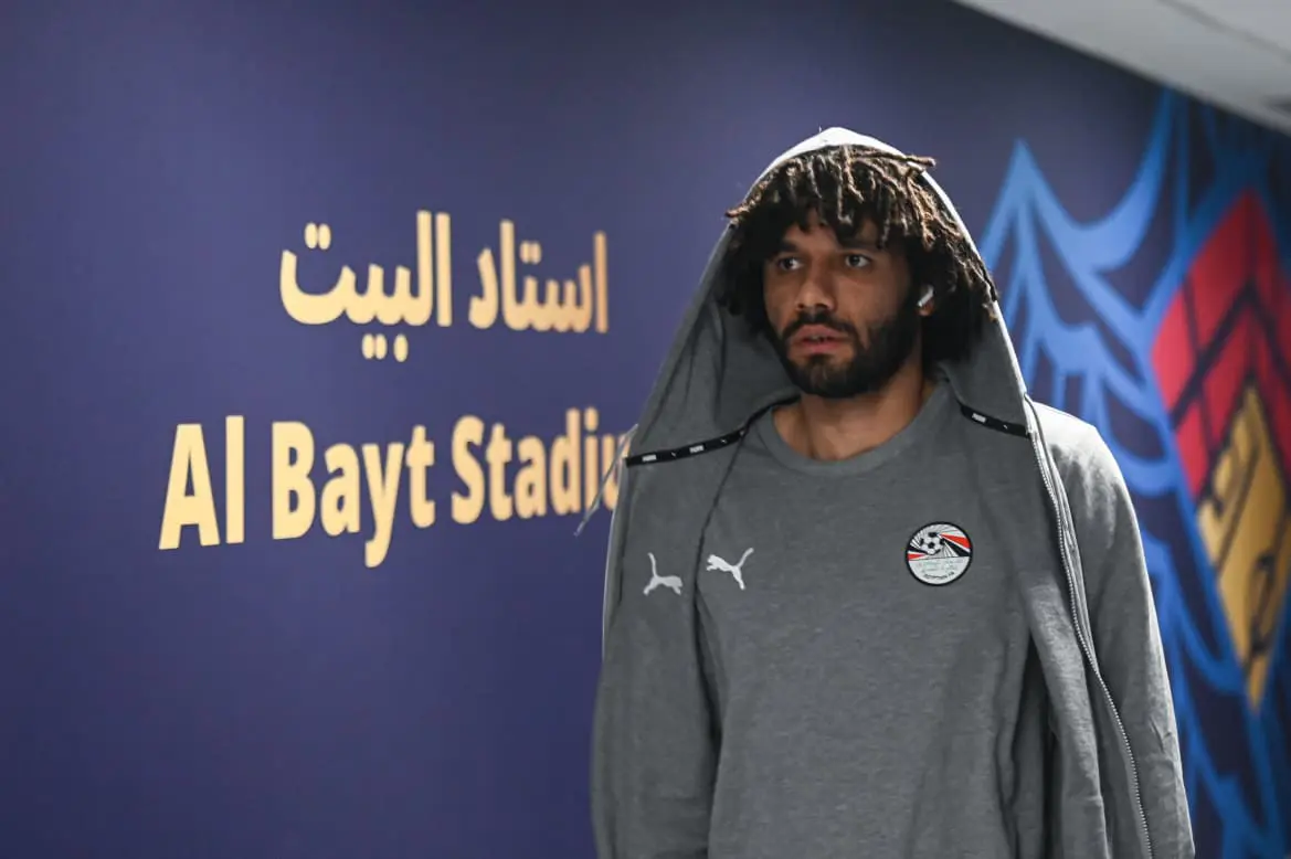 منتخب مصر المشارك في كأس العرب يصل لملعب البيت قبل مواجهة الأردن