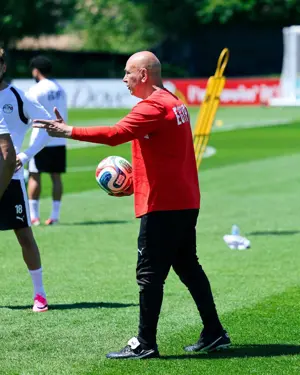 بالصور.. منتخب مصر يواصل استعداداته لمواجهة بلجيكا
