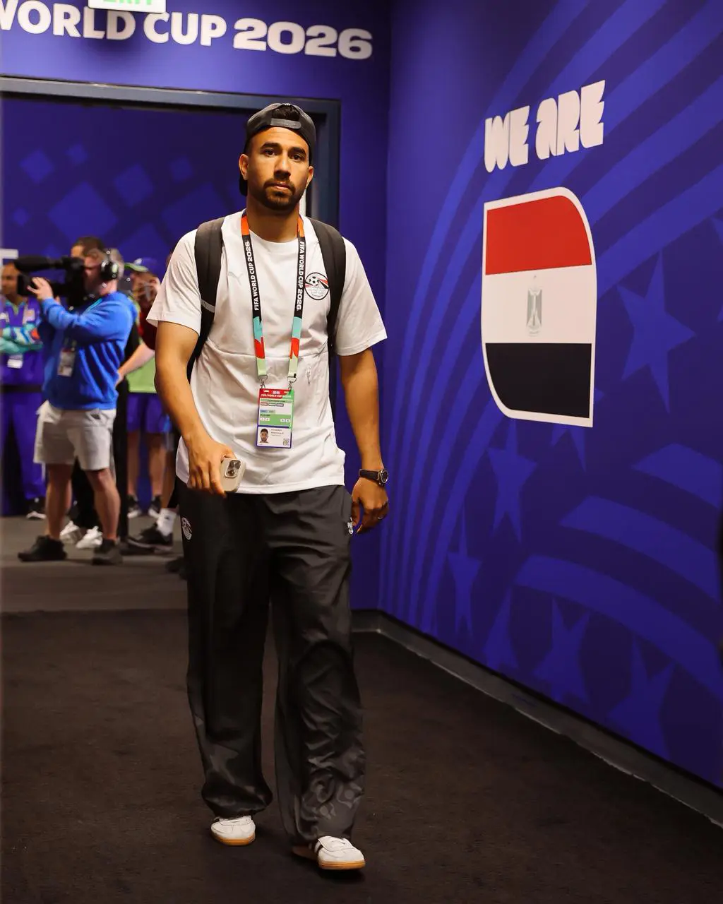 بالصور.. وصول منتخب مصر إلى ملعب مواجهة إيران في المونديال
