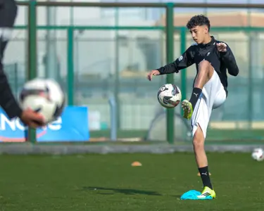 تدريب منتخب الناشئين استعدادا لكأس أفريقيا