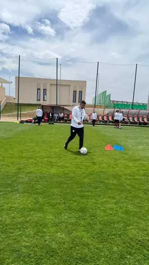بالصور: تدريبات منتخب الناشئين في المغرب استعدادا لكأس أفريقيا