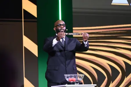 صور مراسم قرعة دوري الأبطال وكأس الكونفدرالية بمقر الاتحاد المصري