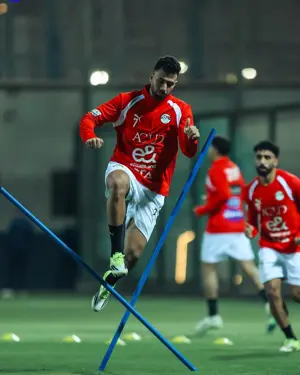 منتخب مصر يخوض ثاني  تدريباته بمركز المنتخبات الوطنية استعدادا لوديتي السعودية و إسبانيا 