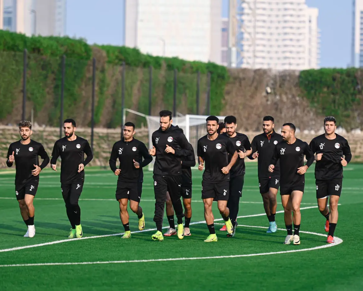منتخب مصر المشارك في كأس العرب يواصل تحضيراته لمواجهة الإمارات