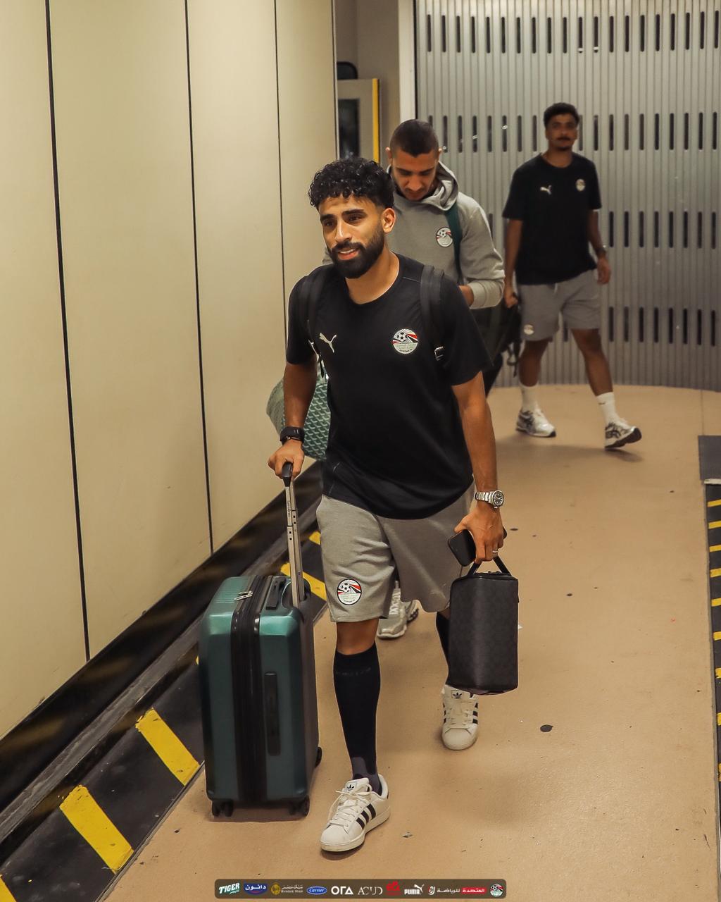 بعثة منتخب مصر تصل  المغرب لمواجهة جيبوتي في تصفيات كأس العالم 