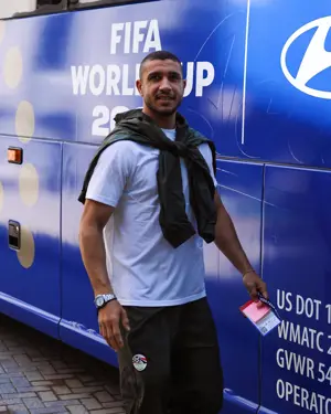 بالصور: منتخب مصر يتحرك لملعب مرسيدس بنز في اتلانتا قبل مواجهة الأرجنتين