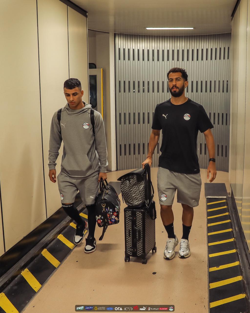 بعثة منتخب مصر تصل  المغرب لمواجهة جيبوتي في تصفيات كأس العالم 