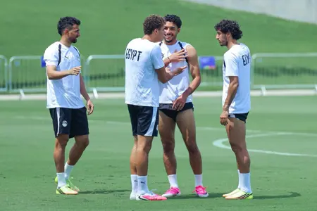 بالصور.. مران منتخب مصر في أتلانتا استعداداً لمباراة الأرجنتين 