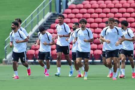 بالصور.. مران منتخب مصر في أتلانتا استعداداً لمباراة الأرجنتين 