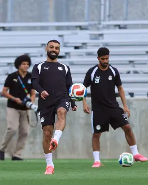 بالصور.. منتخب مصر يخوض تدريباته بسبوكين استعدادا لمواجهة إيران 