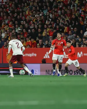 بالصور .. منتخب مصر يتعادل مع إسبانيا بعد أداء رائع