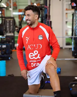 بالصور: تدريبات في الجيم لمنتخب مصر استعداداً لودية البرازيل