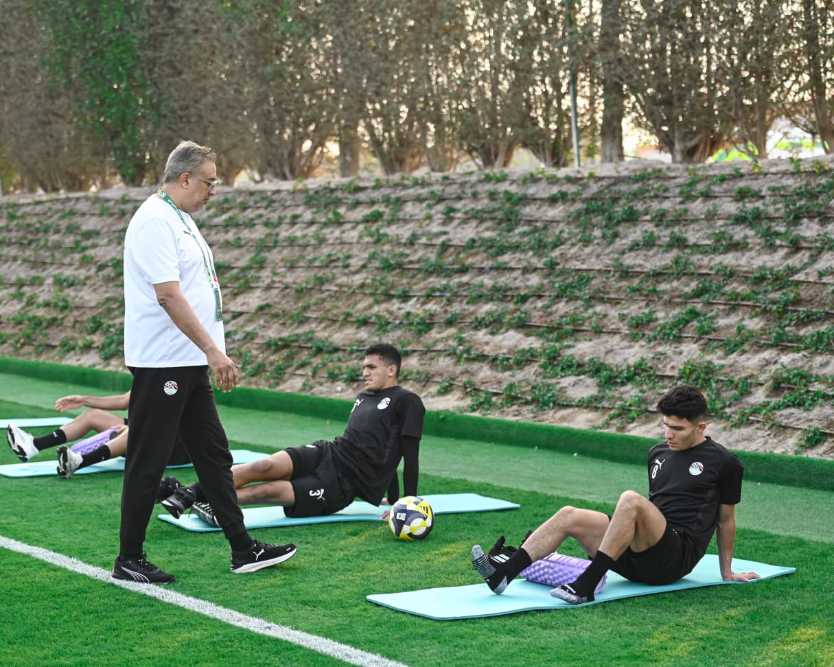 منتخب مصر المشارك في كأس العرب يواصل تحضيراته لمواجهة الإمارات