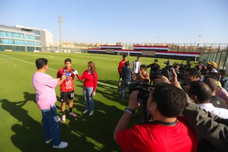 التدريب الأخير لمنتخب مصر 2009 قبل السفر إلى  بطولة الأمم الأفريقية