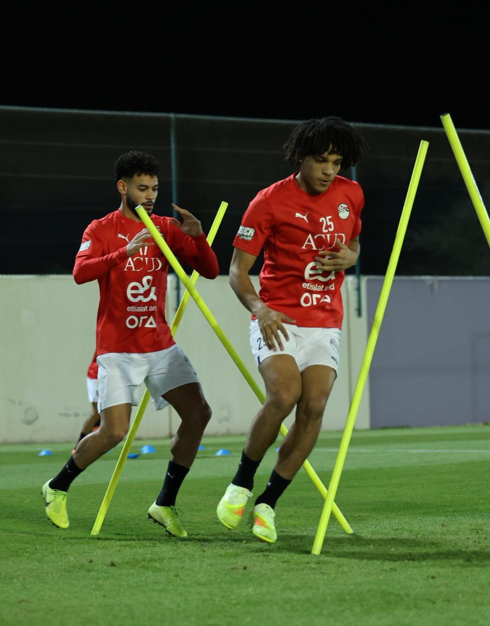 منتخب مصر يختتم تحضيراته لمواجهة أوزبكستان في دورة العين